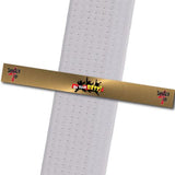 Superstar Karate - Be Your Best (Gold) Custom Belt Stripes - BeltStripes.com : The #1 Source for Martial Arts Belt Tape