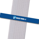 Sensei Ash MA - Basic Form #1 Achievement Stripes - BeltStripes.com : The #1 Source for Martial Arts Belt Tape