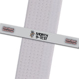 Shayne Simpson's Martial Arts BeltStripes - Month 9-Test Shayne Simpson's Martial Arts - BeltStripes.com : The #1 Source for Martial Arts Belt Tape