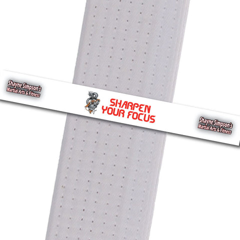 Shayne Simpson's Martial Arts BeltStripes - Sharpen Your Focus Shayne Simpson's Martial Arts - BeltStripes.com : The #1 Source for Martial Arts Belt Tape