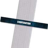 Shepherd-Warrior MA - Cooperation Custom Belt Stripes - BeltStripes.com : The #1 Source for Martial Arts Belt Tape