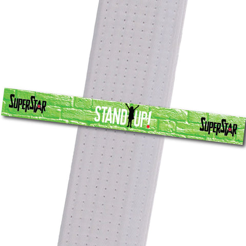 Stand Up! BeltStripes - SuperStar Achievement Stripes - BeltStripes.com : The #1 Source for Martial Arts Belt Tape