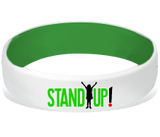 Stand Up! Sillicone Wrist Bands Achievement Stripes - BeltStripes.com : The #1 Source for Martial Arts Belt Tape