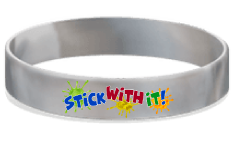 MatChats - Stick With It! Silicone Wrist Bands - Level 4: Champion Achievement Stripes - BeltStripes.com : The #1 Source for Martial Arts Belt Tape