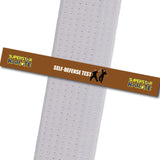 Superstar Karate - Self-Defense Test Custom Belt Stripes - BeltStripes.com : The #1 Source for Martial Arts Belt Tape