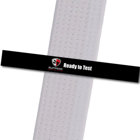 Supreme MA - Ready to Test Custom Belt Stripes - BeltStripes.com : The #1 Source for Martial Arts Belt Tape