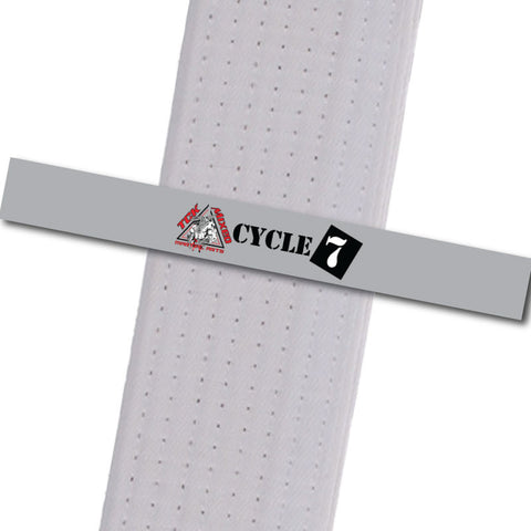 TCK Mixed Martial Arts - Cycle 7 Custom Belt Stripes - BeltStripes.com : The #1 Source for Martial Arts Belt Tape