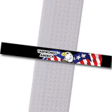 TKD America - Black Custom Belt Stripes - BeltStripes.com : The #1 Source for Martial Arts Belt Tape
