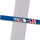 TKD America - Blue Custom Belt Stripes - BeltStripes.com : The #1 Source for Martial Arts Belt Tape