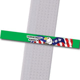 TKD America - Green Custom Belt Stripes - BeltStripes.com : The #1 Source for Martial Arts Belt Tape