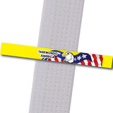 TKD America - Yellow Custom Belt Stripes - BeltStripes.com : The #1 Source for Martial Arts Belt Tape