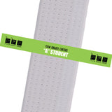 Team Karate Centers - "A" Student Custom Belt Stripes - BeltStripes.com : The #1 Source for Martial Arts Belt Tape