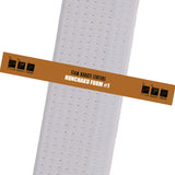 Team Karate Centers - Nunchaku Form #1 Custom Belt Stripes - BeltStripes.com : The #1 Source for Martial Arts Belt Tape