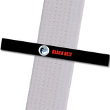 The POUND MA - Black Belt Custom Belt Stripes - BeltStripes.com : The #1 Source for Martial Arts Belt Tape