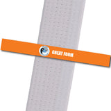 The POUND MA - Great Form Custom Belt Stripes - BeltStripes.com : The #1 Source for Martial Arts Belt Tape