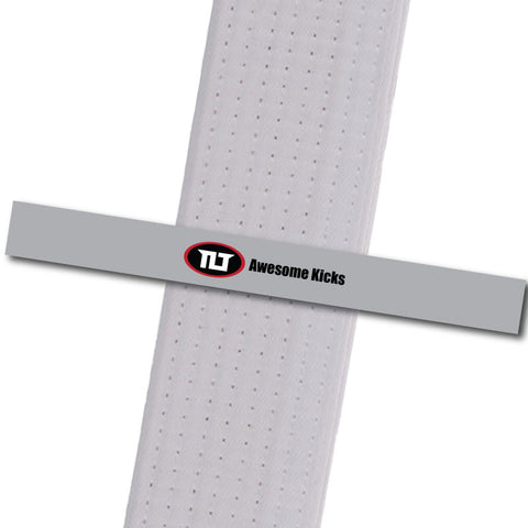 Top Level TKD - Awesome Kicks Custom Design Program - BeltStripes.com : The #1 Source for Martial Arts Belt Tape