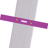 Triple Crown Martial Arts - FORMS - Purple Custom Belt Stripes - BeltStripes.com : The #1 Source for Martial Arts Belt Tape