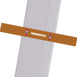 Triple Crown Martial Arts - FUNDAMENTALS - Brown Custom Belt Stripes - BeltStripes.com : The #1 Source for Martial Arts Belt Tape