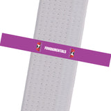 Triple Crown Martial Arts - FUNDAMENTALS - Purple Custom Belt Stripes - BeltStripes.com : The #1 Source for Martial Arts Belt Tape