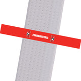 Triple Crown Martial Arts - FUNDAMENTALS - Red Custom Belt Stripes - BeltStripes.com : The #1 Source for Martial Arts Belt Tape
