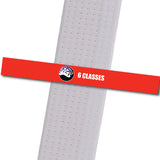 True Balance - 6 Classes Custom Belt Stripes - BeltStripes.com : The #1 Source for Martial Arts Belt Tape