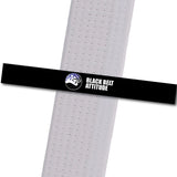True Balance - Black Belt Attitude Custom Belt Stripes - BeltStripes.com : The #1 Source for Martial Arts Belt Tape