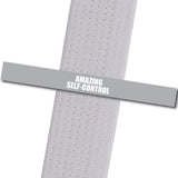 Villari's MA - Amazing Self-Control Custom Belt Stripes - BeltStripes.com : The #1 Source for Martial Arts Belt Tape