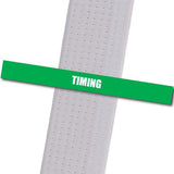 Villari's MA - Timing Custom Belt Stripes - BeltStripes.com : The #1 Source for Martial Arts Belt Tape