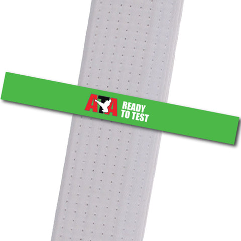Wescott's Martial Arts - Ready to Test - Green Achievement Stripes - BeltStripes.com : The #1 Source for Martial Arts Belt Tape