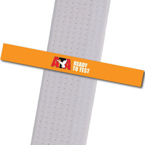 Wescott's Martial Arts - Ready to Test - Orange Achievement Stripes - BeltStripes.com : The #1 Source for Martial Arts Belt Tape