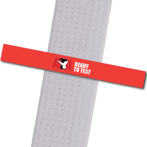 Wescott's Martial Arts - Ready to Test - Red Achievement Stripes - BeltStripes.com : The #1 Source for Martial Arts Belt Tape