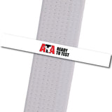 Wescott's Martial Arts - Ready to Test - White Achievement Stripes - BeltStripes.com : The #1 Source for Martial Arts Belt Tape
