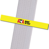 Wescott's Martial Arts - Ready to Test - Yellow Achievement Stripes - BeltStripes.com : The #1 Source for Martial Arts Belt Tape