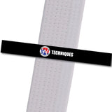 Wings Academy - Techniques - Black Custom Belt Stripes - BeltStripes.com : The #1 Source for Martial Arts Belt Tape