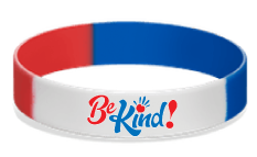 MatChats - Be Kind! Silicone Wrist Bands - Level 4: Champion Achievement Stripes - BeltStripes.com : The #1 Source for Martial Arts Belt Tape