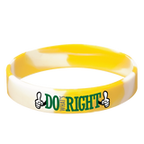 Do What's Right! Silicone Wrist Bands Achievement Stripes - BeltStripes.com : The #1 Source for Martial Arts Belt Tape