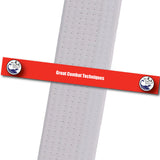 WuTian MA - Great Combat Techniques Custom Belt Stripes - BeltStripes.com : The #1 Source for Martial Arts Belt Tape