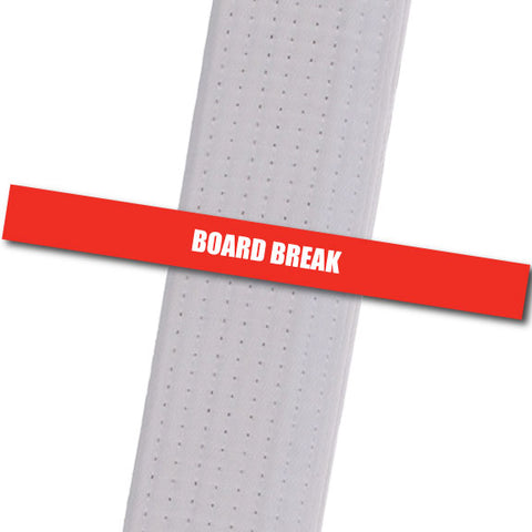 Wyomissing-ATA - Board Break - Red Custom Belt Stripes - BeltStripes.com : The #1 Source for Martial Arts Belt Tape
