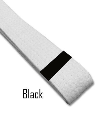 Just For Kicks - Black Belt Stripes (Blank) Blank Belt Stripes - BeltStripes.com : The #1 Source for Martial Arts Belt Tape