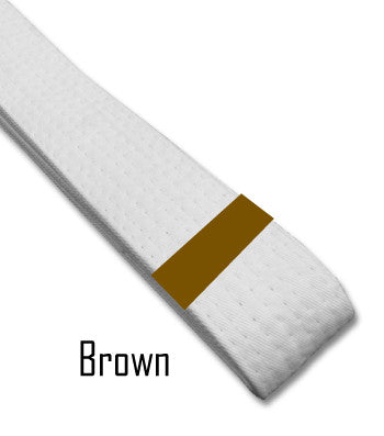 Brown Belt Stripes Blank Belt Stripes - BeltStripes.com : The #1 Source for Martial Arts Belt Tape