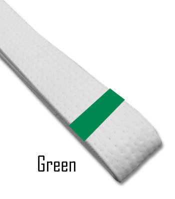 Green Belt Stripes Blank Belt Stripes - BeltStripes.com : The #1 Source for Martial Arts Belt Tape