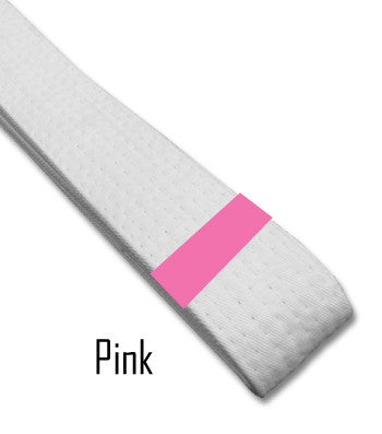 Pink Belt Stripes Blank Belt Stripes - BeltStripes.com : The #1 Source for Martial Arts Belt Tape